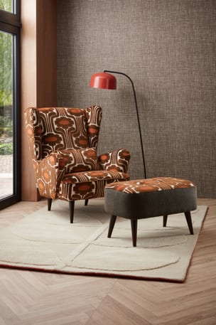 Alba chair w footstool