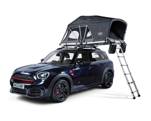 Hero shot full car and tent