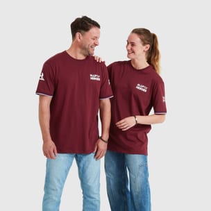 UNISEX CLASSIC TIPPED T SHIRT WINDSOR WINE Model 015062