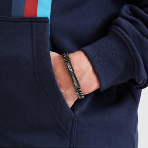UNISEX ID CHAIN BRACELET GUNMETAL Model 01