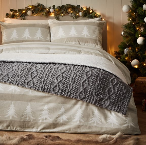 Christmas Fleece Throw 1 Bed