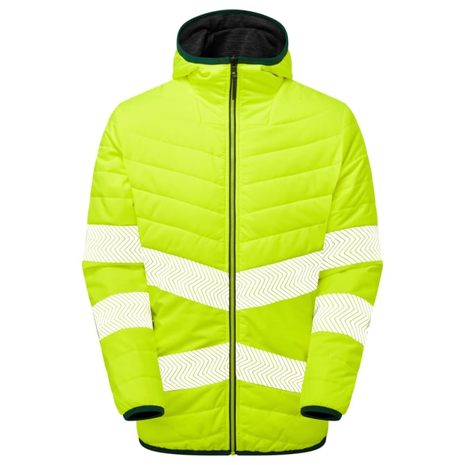 Mens Reversible Puffa Jacket LFE912 Yellow LFE913 Orange Pulsar 25208