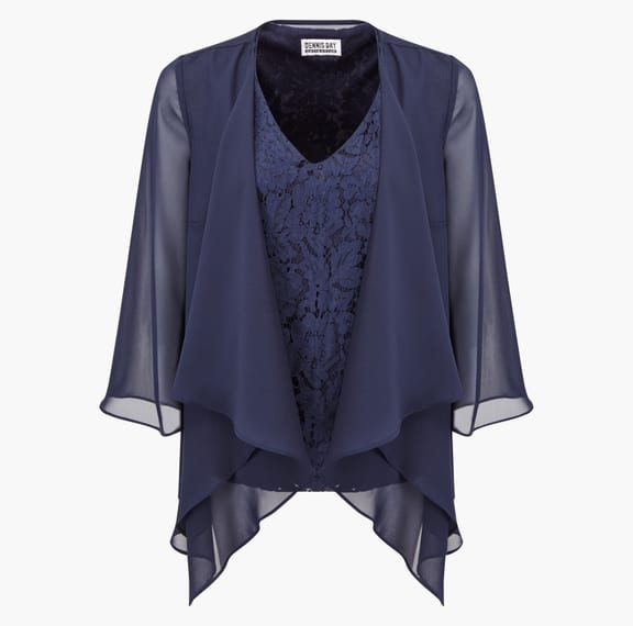 Navy Blouse