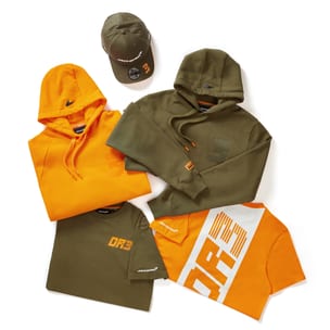 Ricciardo DR3 Aus Tshirt Khaki Flat Lay2