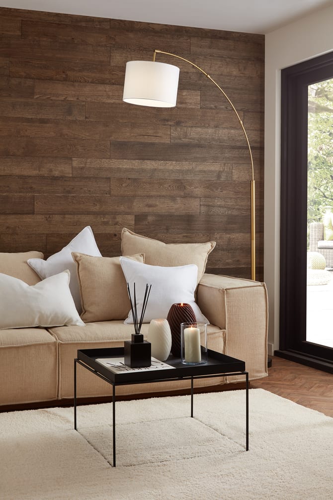 Rustic brown brushed