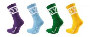 Sports Sock Purple Back