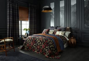 Room set photography Arts Crafts Indigo