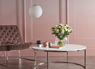 Rome square Mink Chair