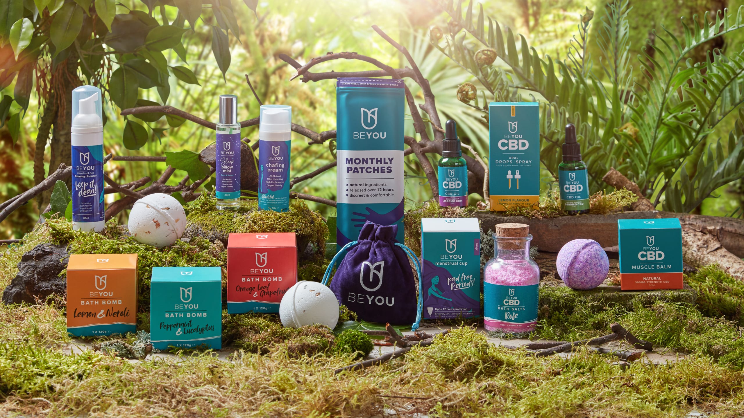 CBD Range Including CBD Nature 2 Flare