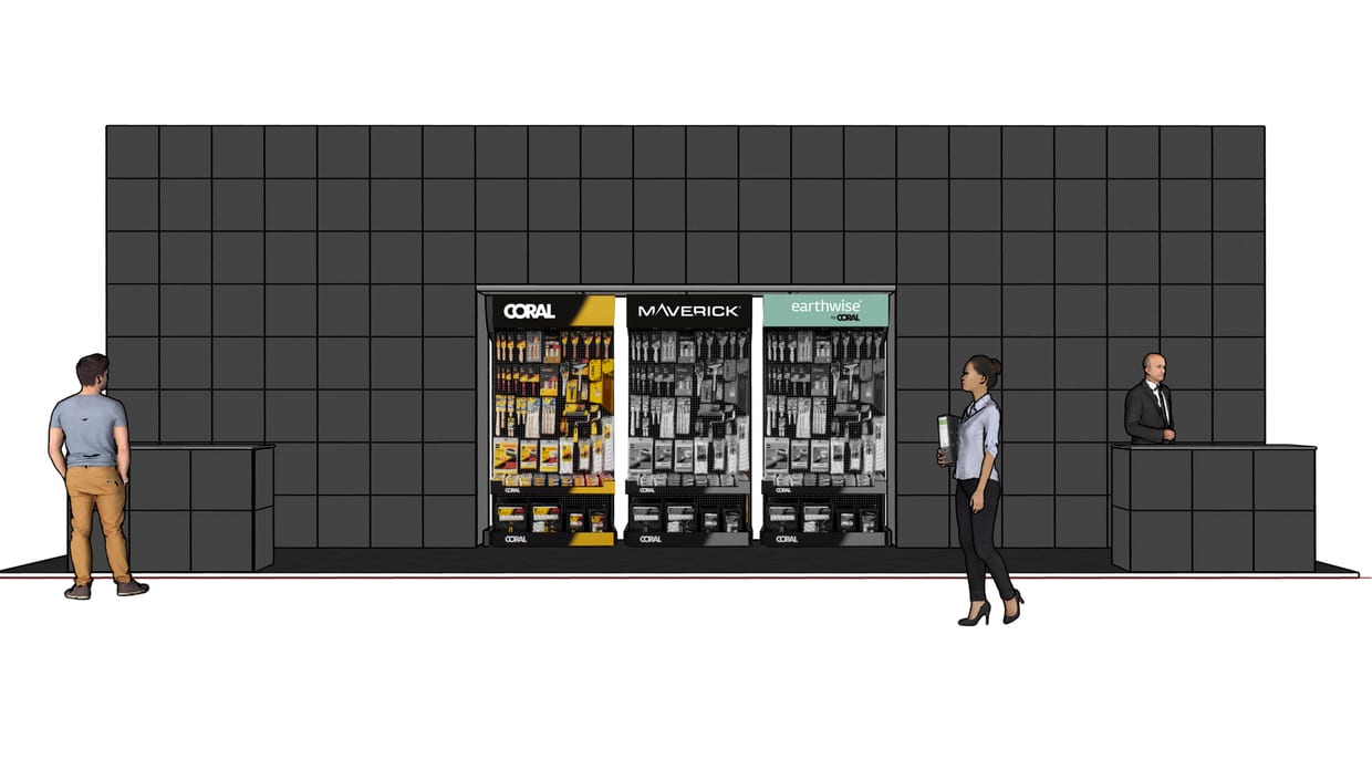 Stand Front Elevation 1