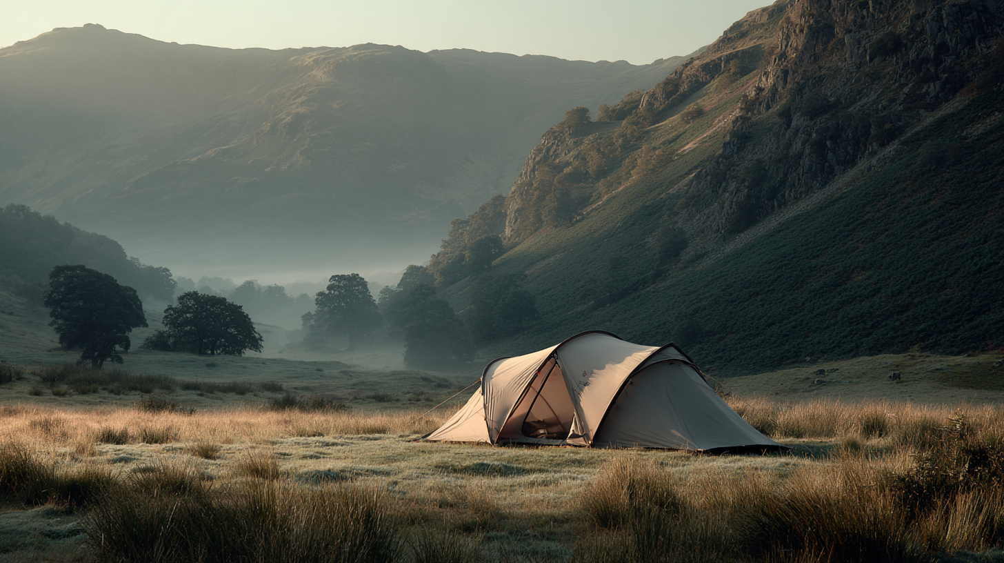 Concept40 26401 a commercial photo of a tent pitched in a lands 4fe155c3 4d78 42a6 9d0c 5c2383397024