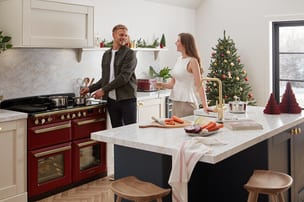 Wide shot during cooking models 1